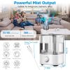 5L/1.32Gal Ultrasonic Air Humidifier Top Fill Electric Mist Humidifier with Stepless Adjustable Level Ultra Quiet Essential Oil Diffuser